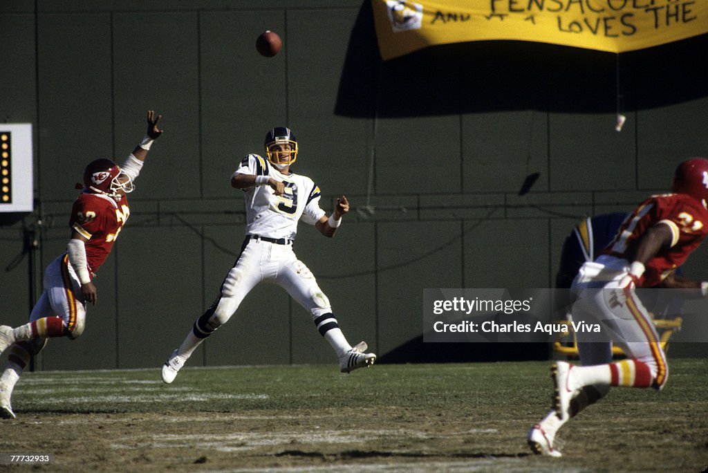 San Diego Chargers 1980's - File Photos