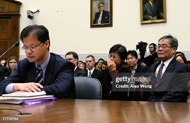 Gao Qin Sheng , mother of Chinese journalist Shi Tao who was sentenced by Chinese Government to 10-years in prison with the help of information that...