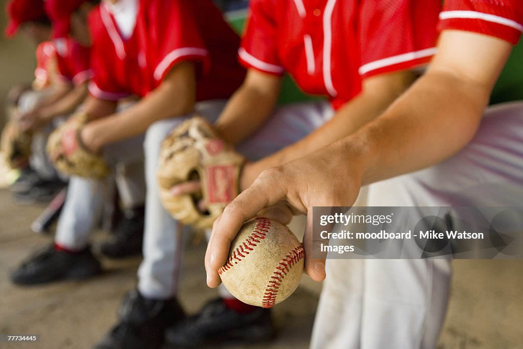 Players in Dugout