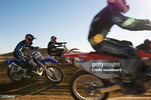 motocross race - the moto x film experience stock-fotos und bilder