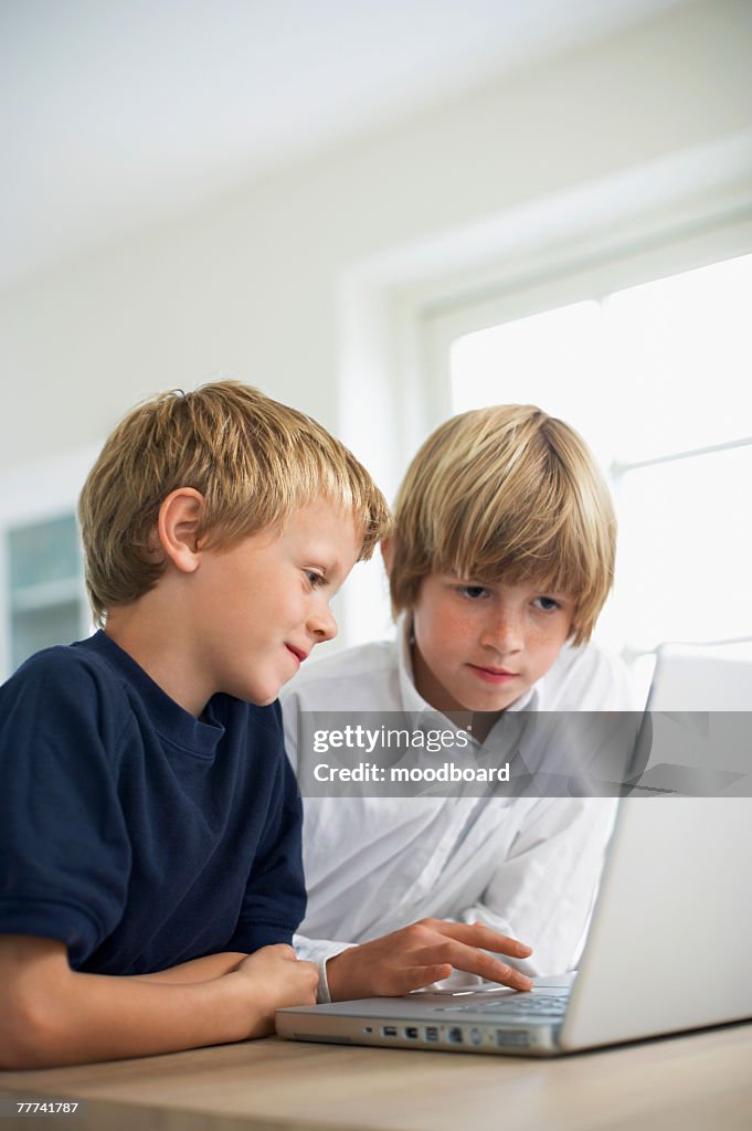 Boys on Laptop