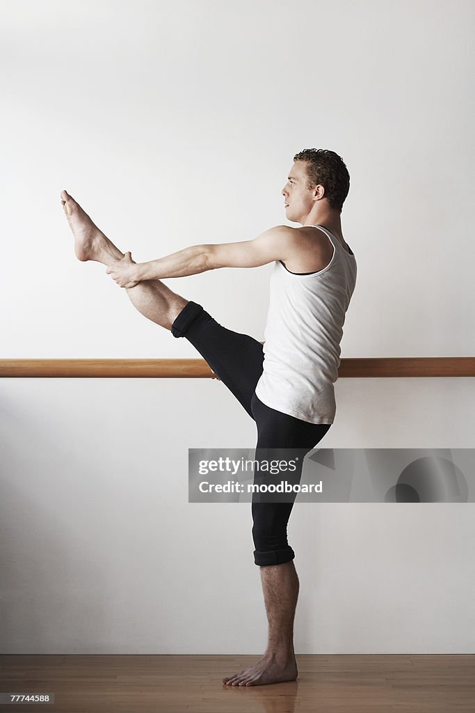 Ballet Dancer Stretching