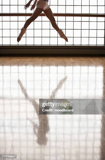 ballerina practicing move - dance practice stock pictures, royalty-free photos & images