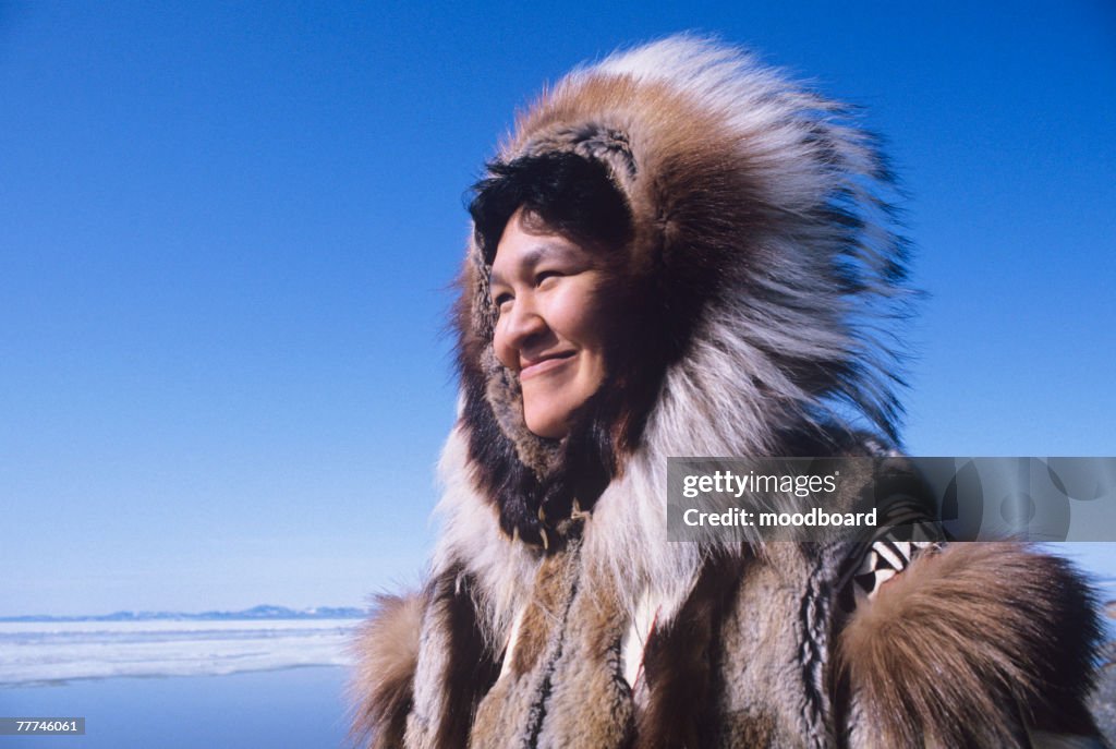 Smiling Female Eskimo