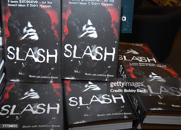 Atmosphere for the "Slash" book signing at Bookends Bookstore on November 1, 2007 in Ridgewood, New Jersey.