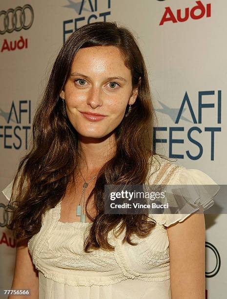 Actress Eireann Harper attends the AFI FEST 2007 presented by Audi held at the Rooftop Village at ArcLight Cinemas on November 6, 2007 in Hollywood,...