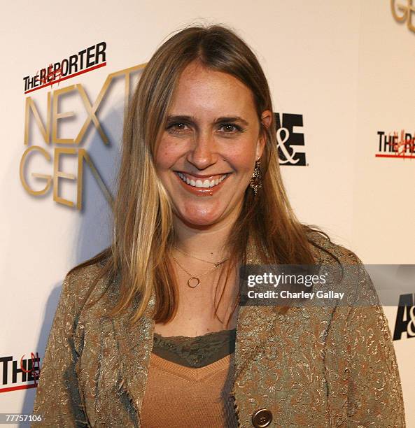 Lindsay Sloane, VP Original Scrpted Programming USA Network poses at the party for The Hollywood Reporter's 14th Annual Next Generation Class of 2007...