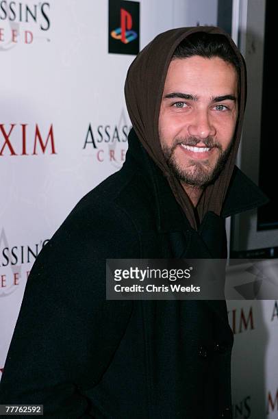 Television personality Justin Bobby attends the Maxim party for "Assassin's Creed" at Opera on November 6, 2007 in Hollywood, California.