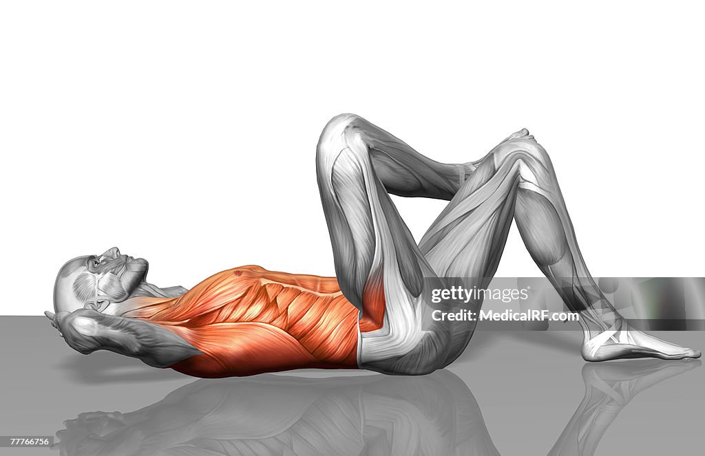 Cross over crunch exercises (Part 2 of 2)