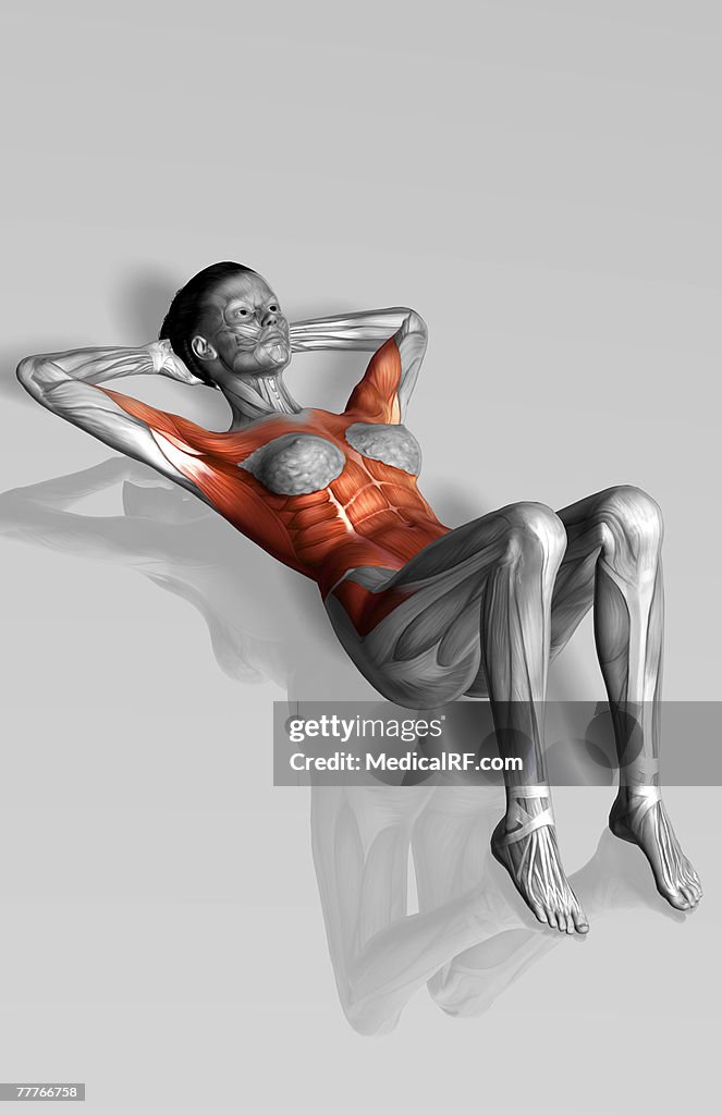 Cross over crunch exercises (Part 2 of 2)