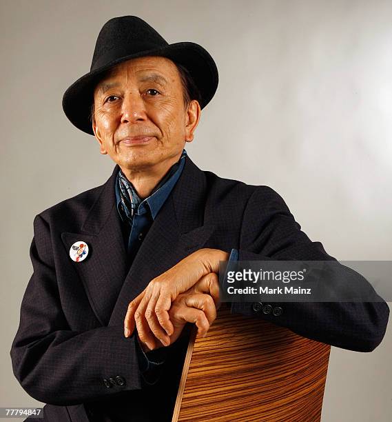 Actor James Hong from the film "Hollywood Chinese" poses in the portrait studio during AFI FEST 2007 presented by Audi held at ArcLight Cinemas on...