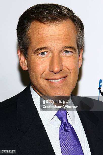 Newscaster Brian Williams attends Stand Up For Heroes: A Benefit For The Bob Woodruff Family Fund at Town Hall on November 07, 2007 in New York City.