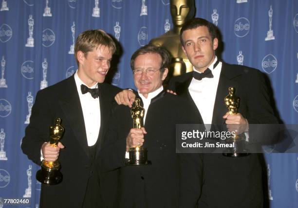 Matt Damon, Robin Williams and Ben Affleck