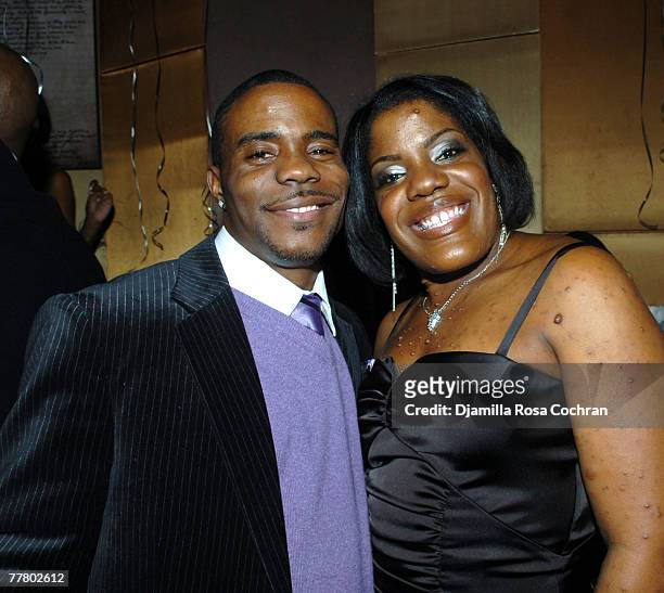 Adonis and Tara Shropshire attend Adonis Birthday Party at Lotus on November 7, 2007 in New York City, New York.