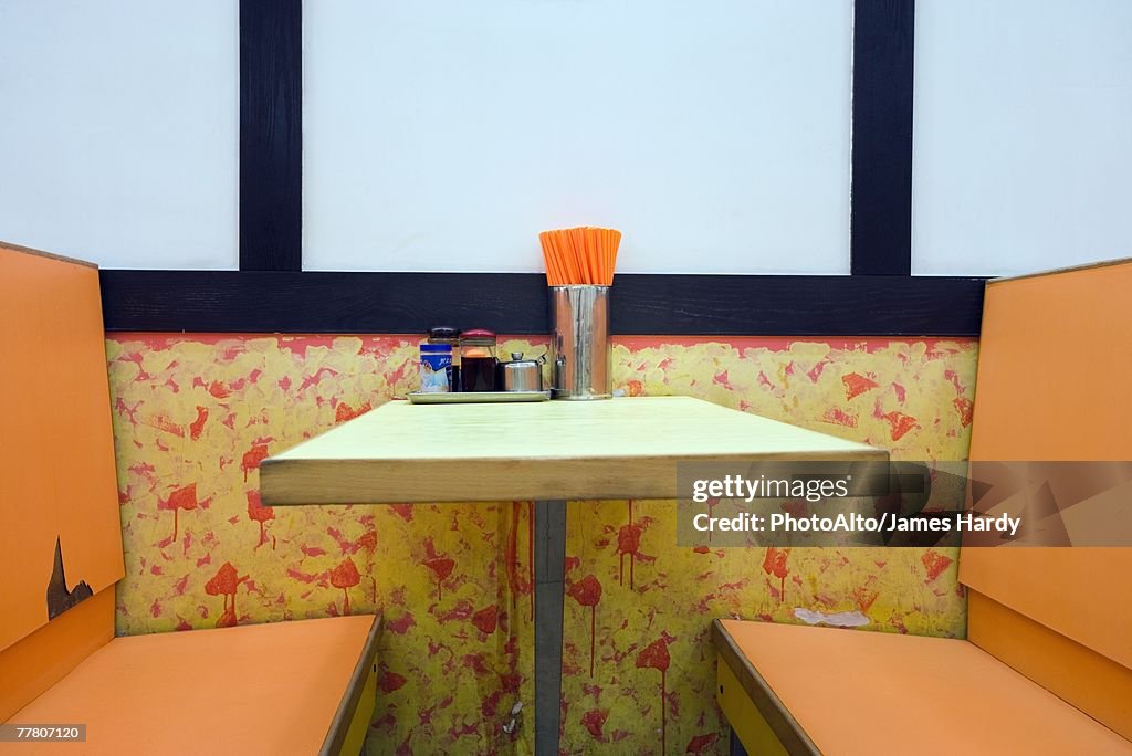 Diner booth