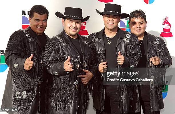 Musical group La Tropa F arrives at the 8th annual latin GRAMMY awards held at the Mandalay Bay Events Center on November 8, 2007 in Las Vegas,...