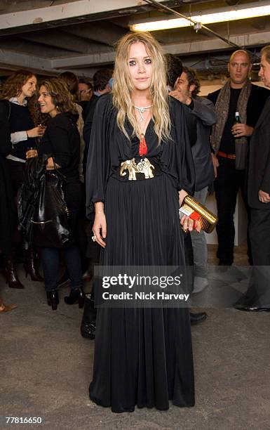 Mary Kate Olsen attend the Phillips De Pury and Company and Taschen Party to launch Confidential by Alison Jackson at Victoria House on October 11,...