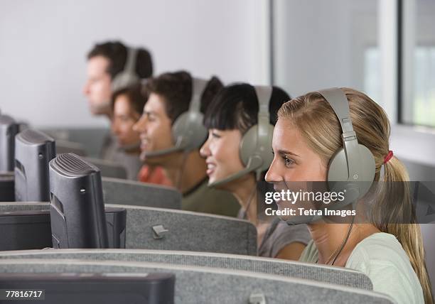 Student Computer Set 200 Computer Room Setup Stock Photos, High-Res Pictures, and Images ...