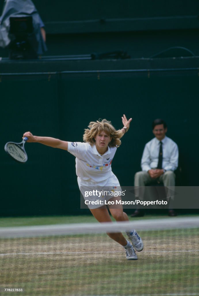 Steffi Graf At 1987 Wimbledon Championships