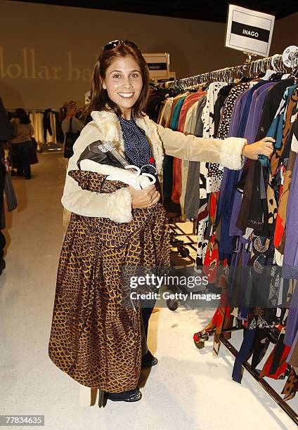 Actress Kelly Paniagua attends the Billion Dollar Babes shopping event at Smashbox Studios on November 9, 2007 in West Hollywood, California.
