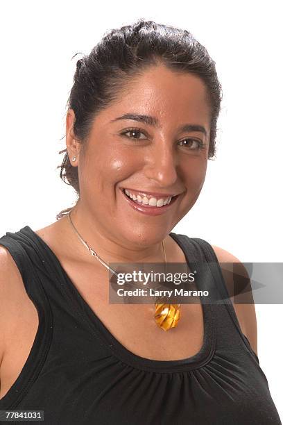 Gwen Cooper poses at the 2007 Miami Book Fair International at Miami Dade Community College Wolfson campus on November 10, 2007 in Miami, Florida.