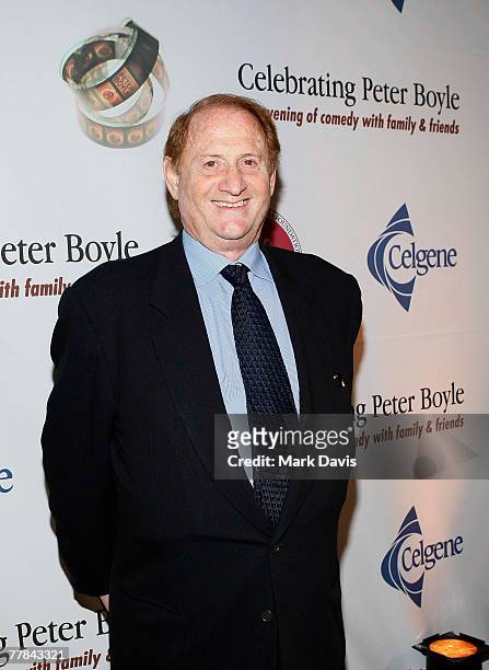 Mike Medavoy poses at the Comedy to Benefit The IMF's Peter Boyle Fund held at the Wilshire Ebell Theater and Club on November 10,2007 in Los Angeles...