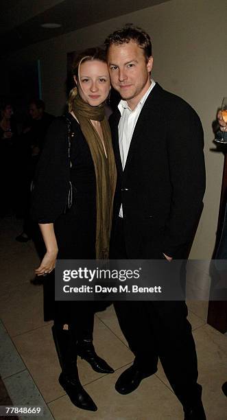 Sam West and Laura Wade attend the 24 Hour Plays Gala Benefit, at the Park Plaza Hotel on November 11, 2007 in London, England.