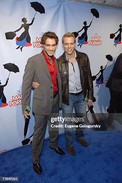 Josh Strickland and Adam Pascal