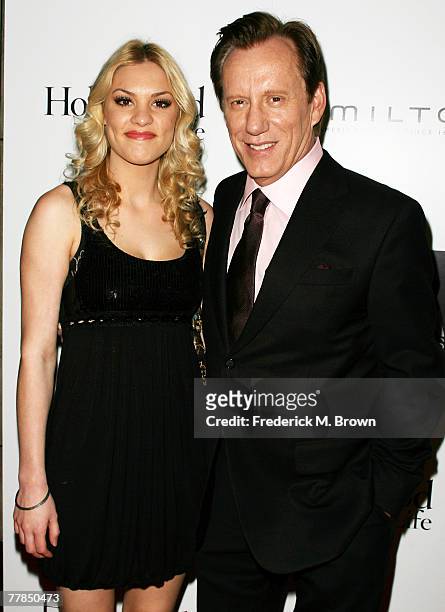 Actor James Woods and his guest attend the Fifth Annual Hamilton and Hollywood Life's Behind the Camera Awards at the Highlands on November 11, 2007...