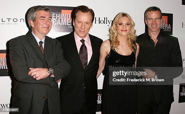 Dennis Phillips, United States Brand Manager for Hamilton Watches, actor James Woods, actress Ashley Madison and Matthias Breschan attend the Fifth...