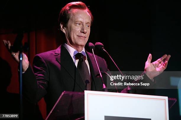 Actor James Woods at the Hamilton Behind the Camera Awards Hosted by Hollywood Life at The Highlands on November 11, 2007 in Hollywood, California.