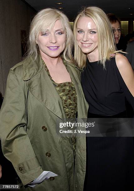 Deborah Harry & Naomi Watts