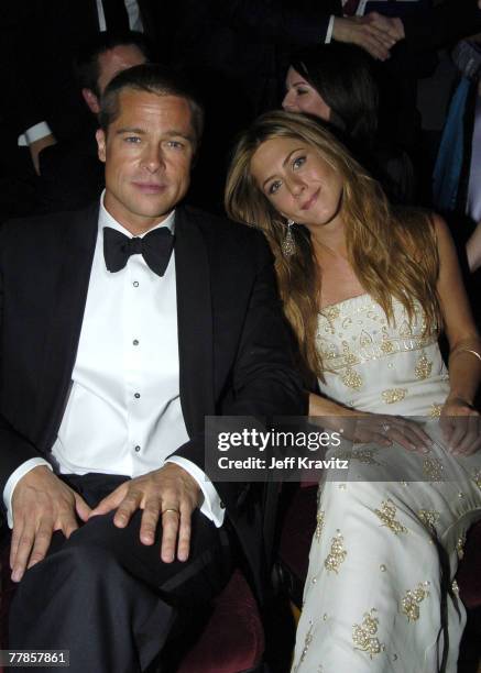 Brad Pitt and Jennifer Aniston *Exclusive*