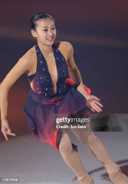 Mai Asada during Dreams on Ice 2006 exhibition show.