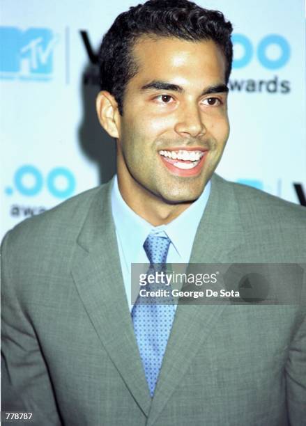 George P. Bush, the nephew of Republican presidential candidate George W. Bush, poses for photographers at the 2000 MTV Video Music Awards September...