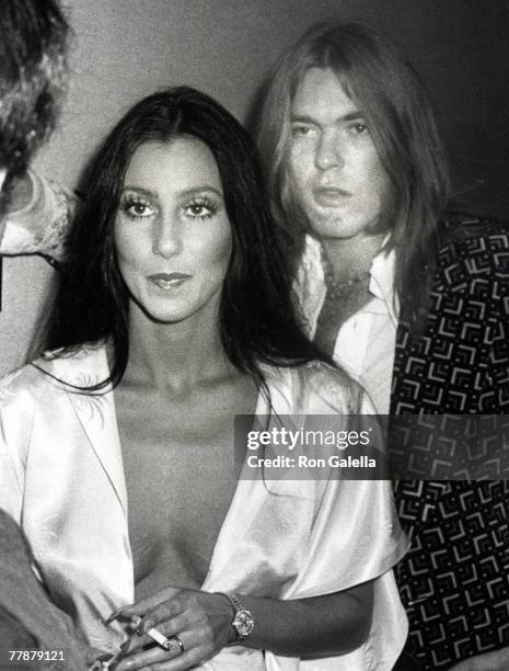 Cher and Gregg Allman of the Allman Brothers Band