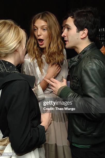 Daria Werbowy and Lazaro Hernandez