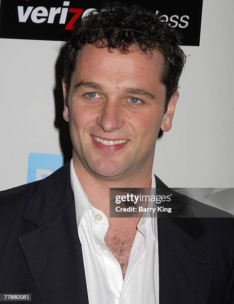 Actor Matthew Rhys attends the Peace Over Violence 36th annual humanitarian awards dinner held at the Beverly Hills Hotel on November 9, 2007 in...