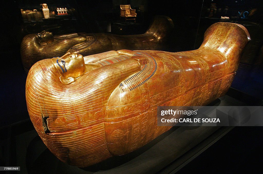 The coffin of 'Tjuya,' King Tutankhamun'
