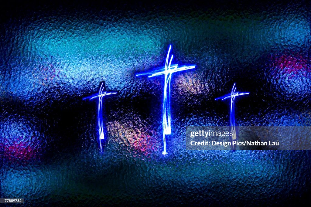 Three crosses