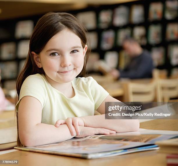 school girl - edmonton library stock pictures, royalty-free photos & images