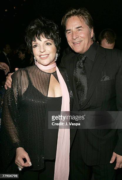 Liza Minnelli and Don Johnson