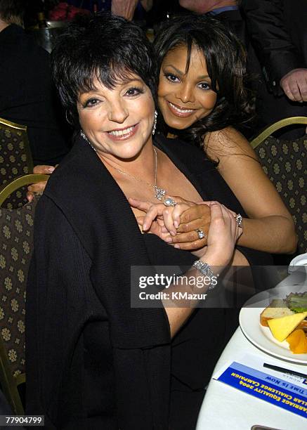 Liza Minnelli and Janet Jackson
