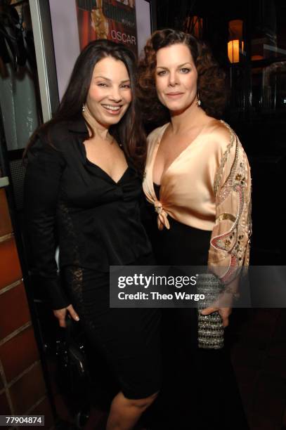 Fran Drescher and Marcia Gay Harden