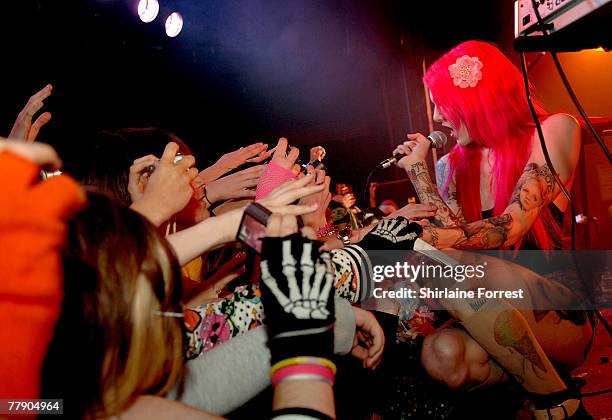 Jeffree Star performs his first-ever UK show at Academy on November 13, 2007 in Manchester, England. *EXCLUSIVE*