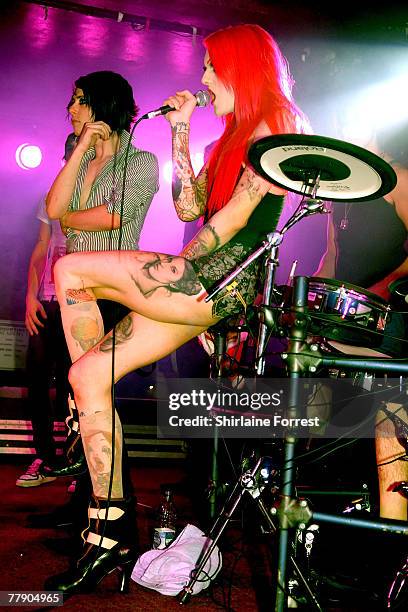 Jeffree Star performs his first-ever UK show at Academy on November 13, 2007 in Manchester, England. *EXCLUSIVE*