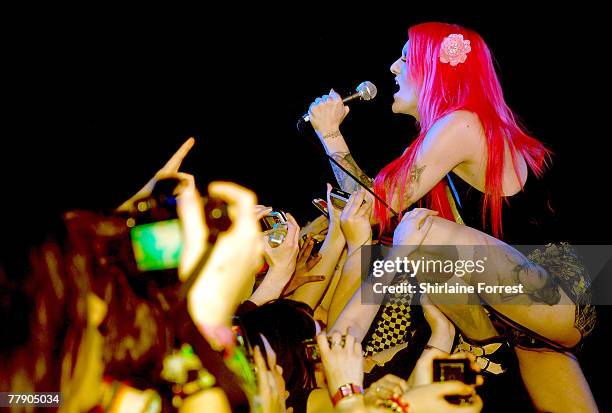 Jeffree Star performs his first-ever UK show at Academy on November 13, 2007 in Manchester, England. *EXCLUSIVE*