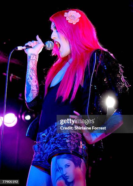 Jeffree Star performs his first-ever UK show at Academy on November 13, 2007 in Manchester, England. *EXCLUSIVE*