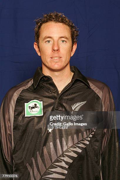Iain O'Brien poses for a portrait during a New Zealand ODI Head and Shoulders Photocall held at SuperSport Park on November 14, 2007 in Centurion,...
