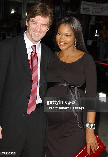 Agent Mike Nilon and actress Garcelle Beauvais arrives to the premiere of "Gone Baby Gone" at Mann Bruin Theater on October 8, 2007 in Westwood,...